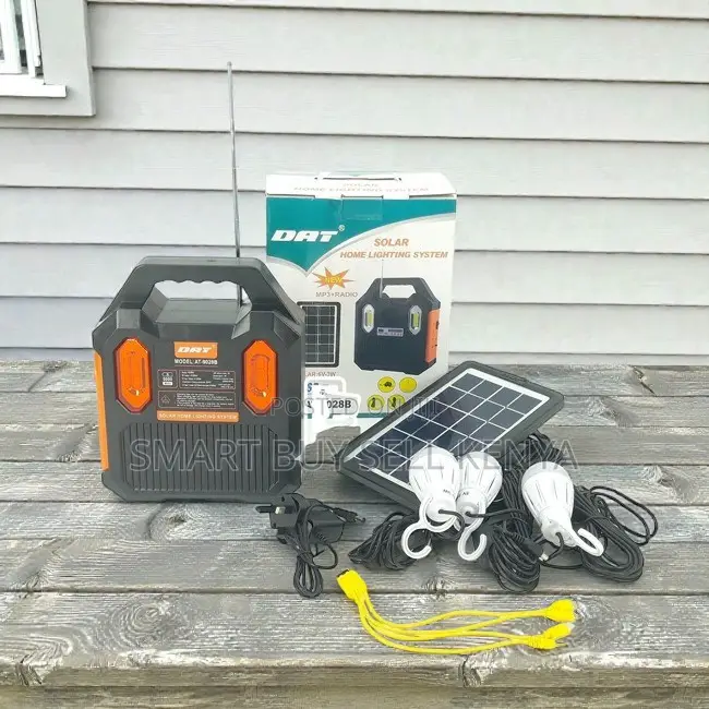 Top Quality Portable Home Solar Lighting System Kit With Bluetooth