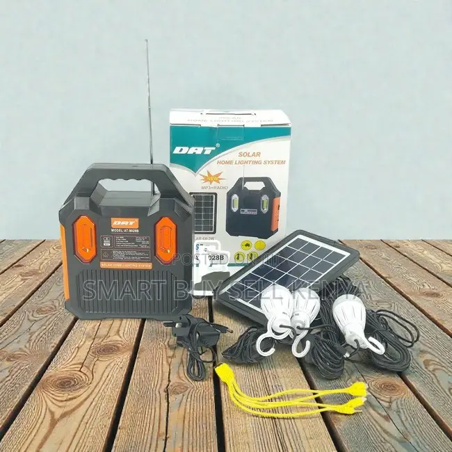 Reliable Quality Portable Home Solar Lighting System Kit With Fm Radio
