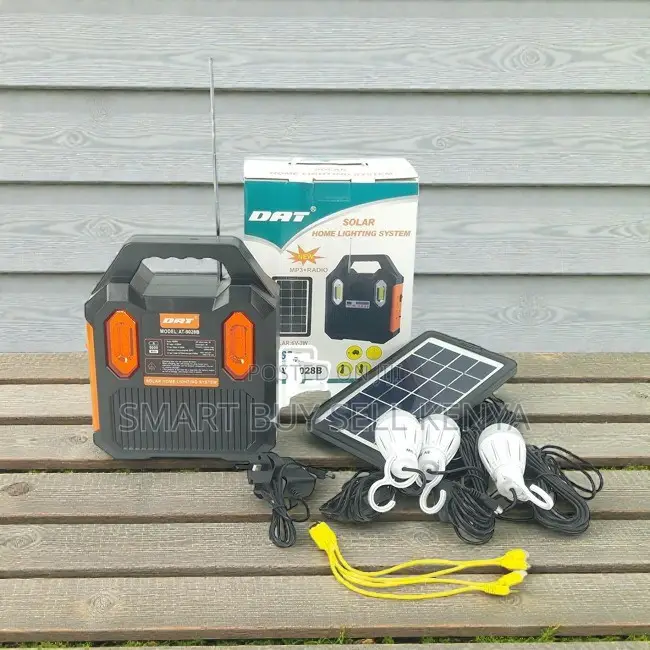Energy Saving Portable Home Solar Lighting System Kit With Mp3 Player