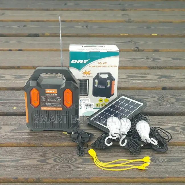 Stable Performance Portable Home Solar Lighting System With Fm Radio
