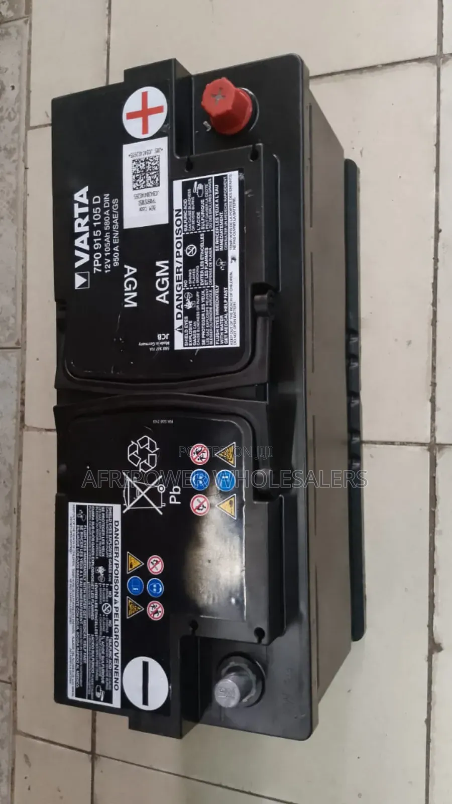 Varta Din 105 (12v/105ah/950cca) Agm Car Battery