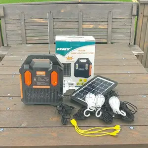 Convenient Portable Home Solar Lighting System Kit With Usb Charging