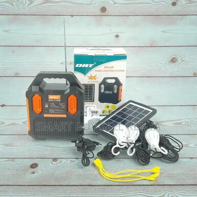 High Quality Portable Home Solar Lighting System Kit With Bluetooth