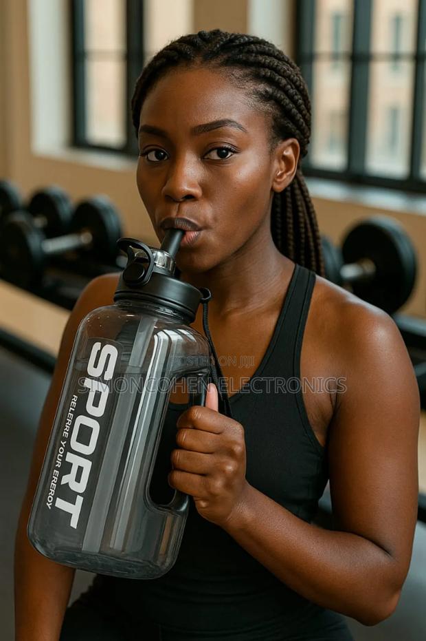 Large Capacity Water Bottle With Flip Lid 1600ml - thumbnail 2