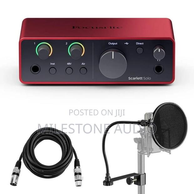 Scarlett Solo 4th Gen Usb Interface With Software - main view