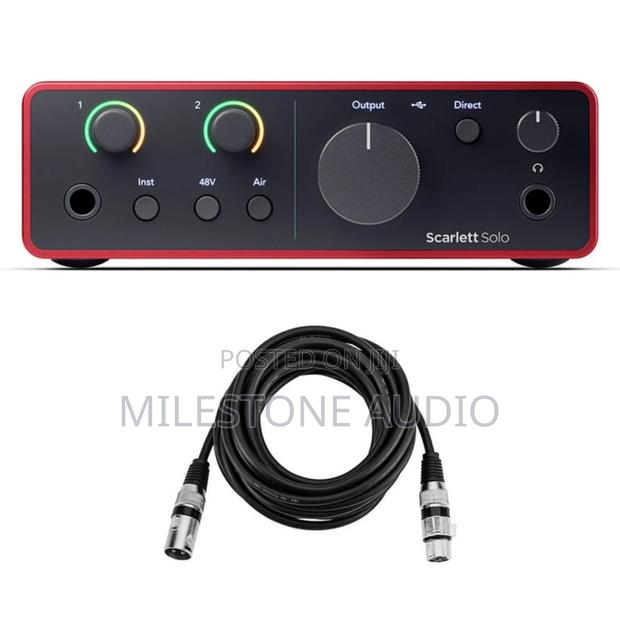 Focusrite Scarlett Solo 4th Gen Usb Interface - main view