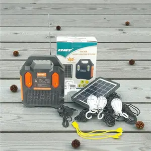 Efficient and Convenient Portable Home Solar Lighting System Kit Usb