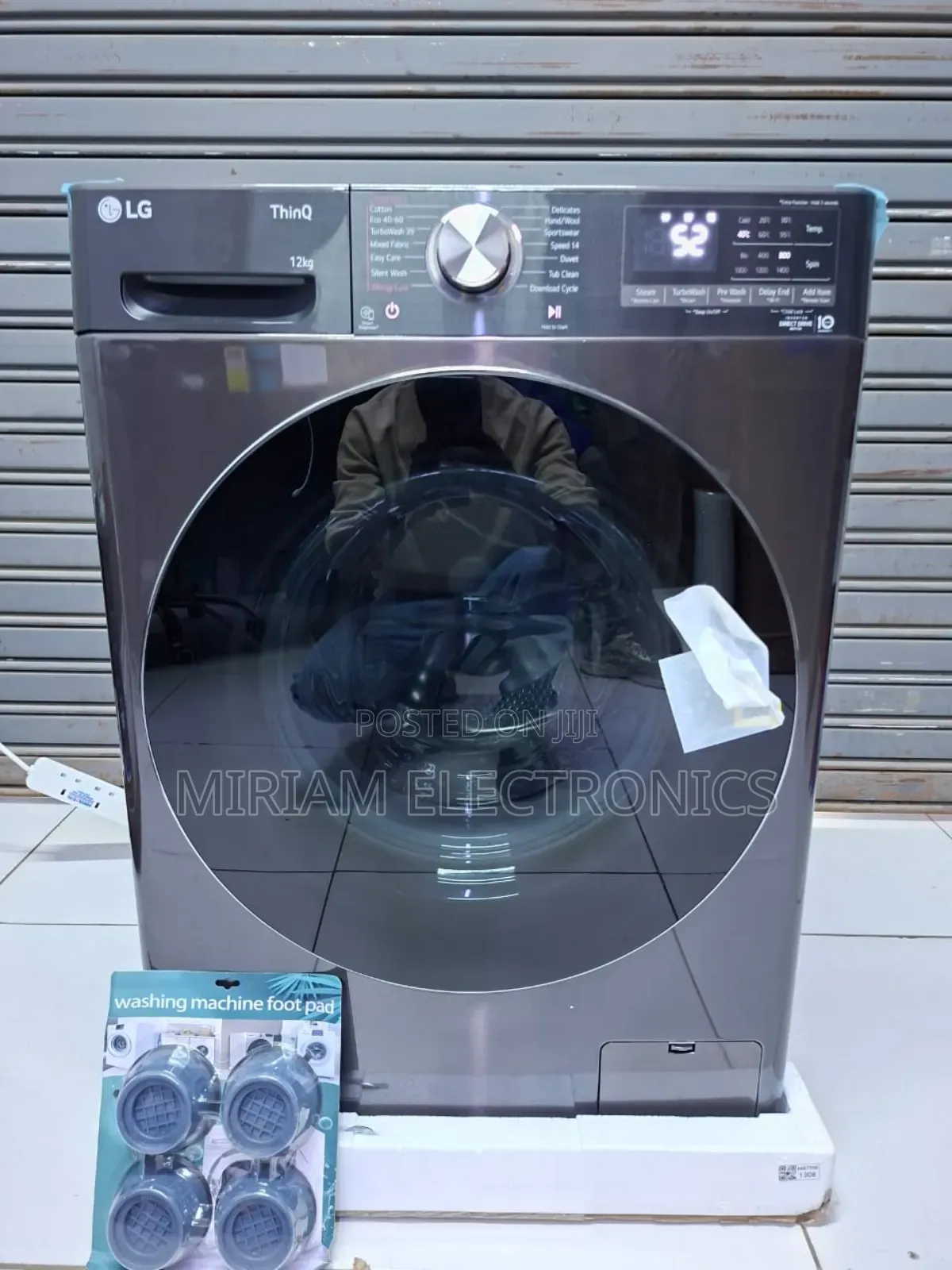 Lg 12kg Front Load Washing Machine Turbo Wash 360° Ai Dd