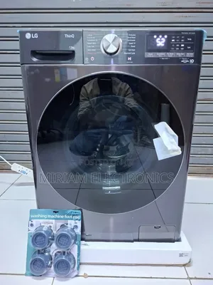 Lg 12kg Front Load Washing Machine Turbo Wash 360° Ai Dd