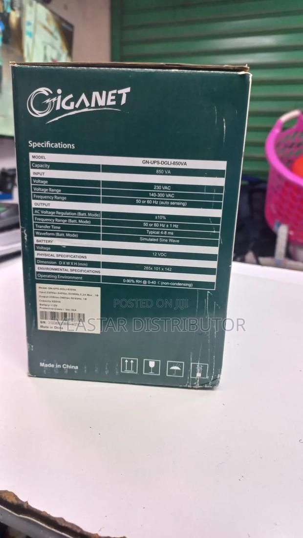 Giganet 850va Line Interactive Ups - thumbnail 3