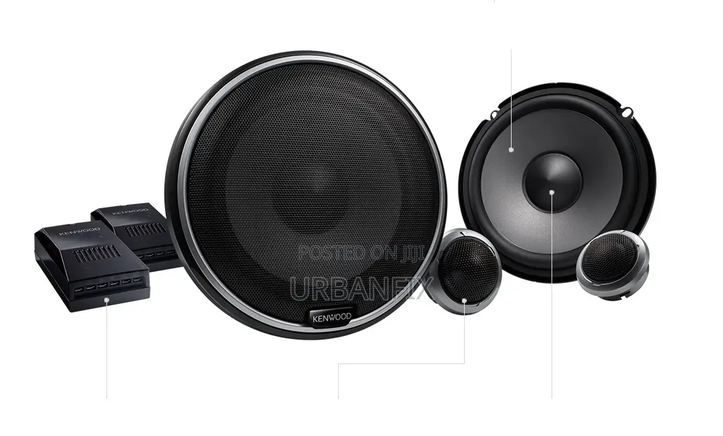 Kenwood 400watts KFC-Ps170c Powerful Component Speakers- A Pair