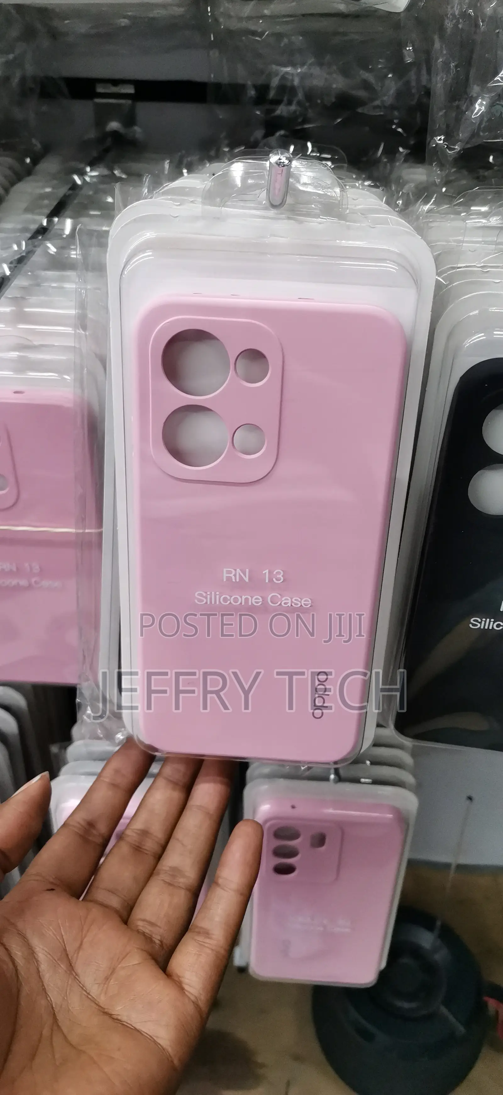 Ueupg Liquid Silicone Oppo Reno 13 Case With Microfiber Lining