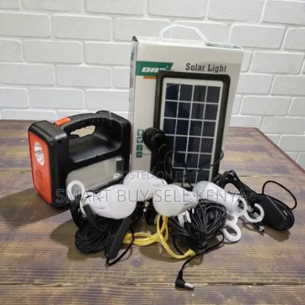 Dat at-9011b Portable Home Solar Lighting System With Bluetooth Mp3 Fm