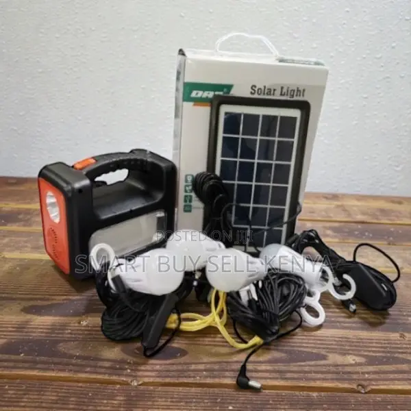 Dat at-9011b Lightweight Solar Home Lighting System With Usb Charging