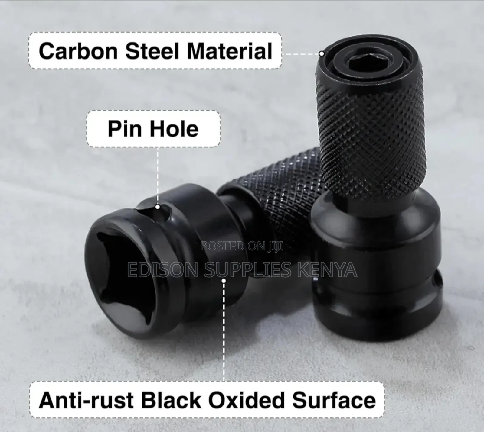 Ingco 1/2" Square Drive to 1/4" Hex Socket Adapter for Impact Wrench