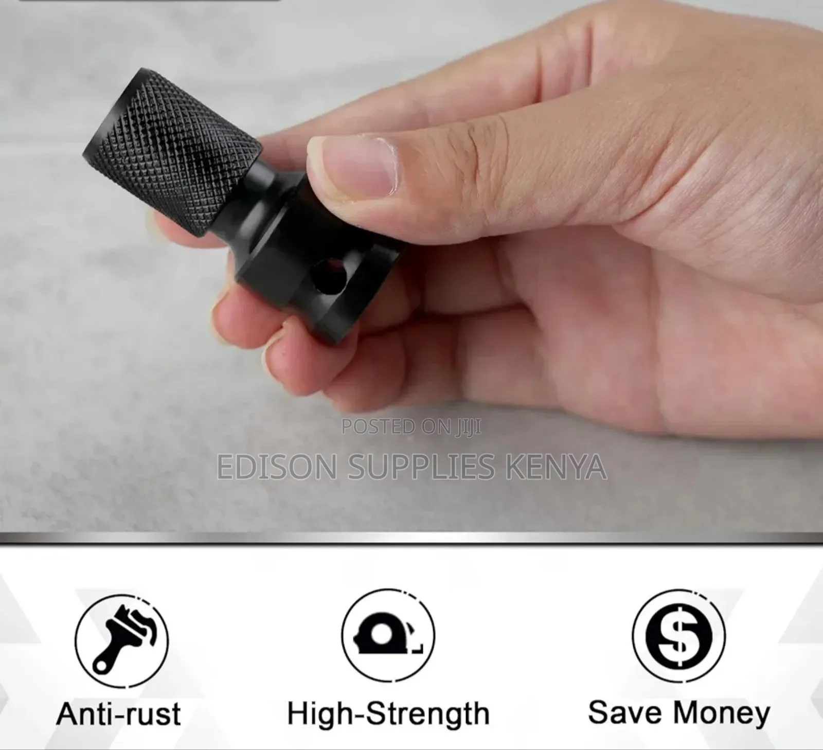 Ingco 1/2" Square Drive to 1/4" Hex Socket Adapter for Impact Wrench