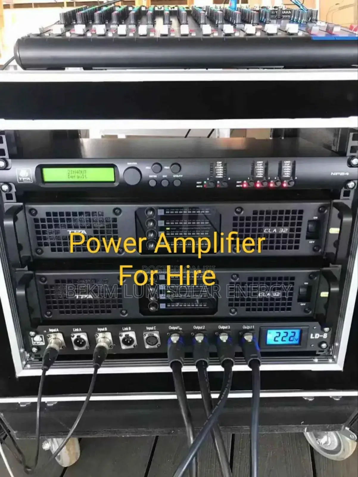 Professional Sound System Services for Hiring.