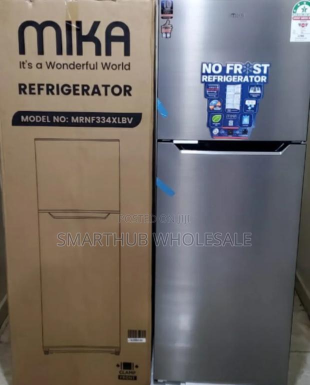 Mika 334 Litres No Frost Double Door Refrigerator - main view