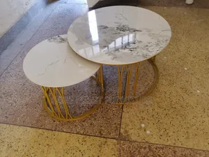 Marble Top Nesting Dining Table