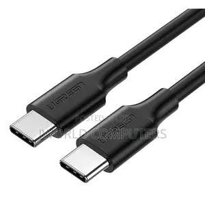 Ugreen Usb-C 2.0 Male to Male 3a Cable 2m (Black) - Us286