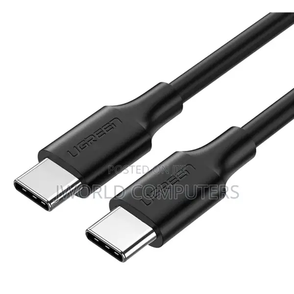 Ugreen Usb-C 2.0 Male to Male 3a Cable 2m (Black) - Us286