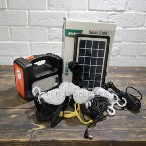 Dat At9011b Portable Solar Lighting System With Phone Charging Support