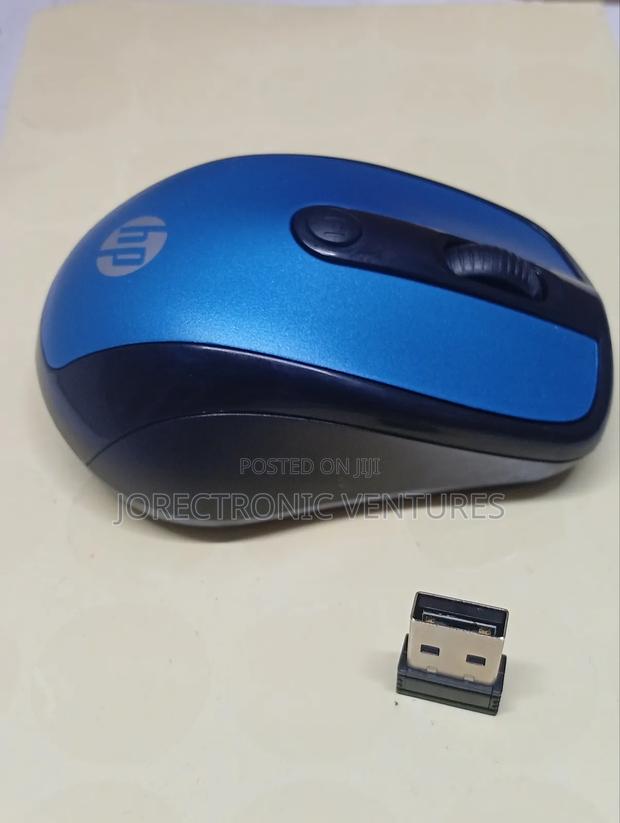 Hp Wireless Blue Mouse - thumbnail 2