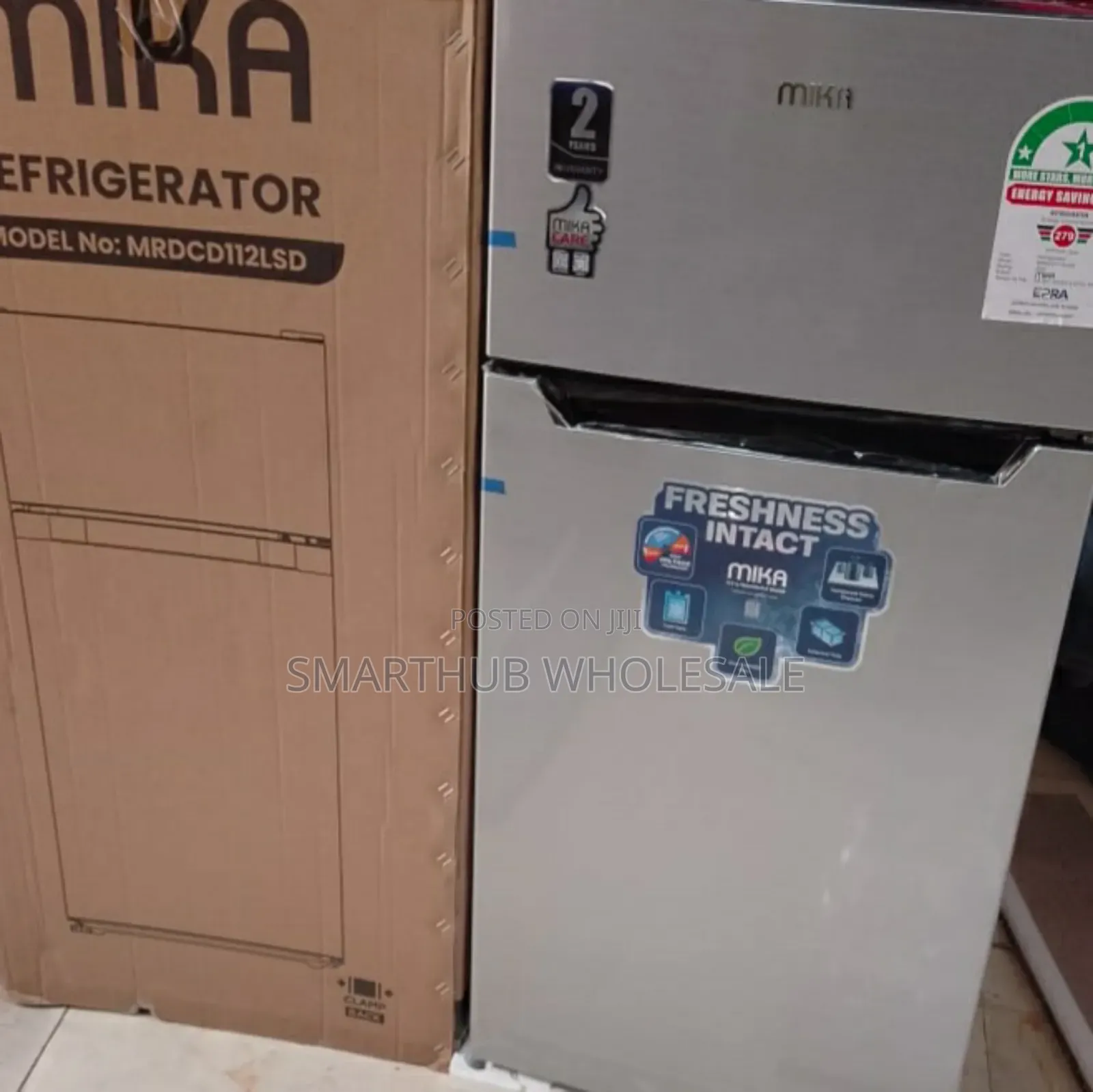 Mika Refrigerator 112l Double Door