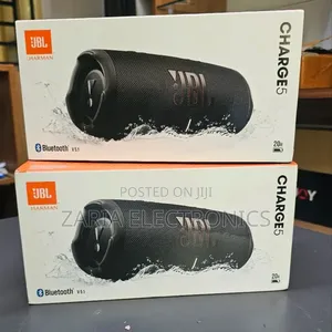 JBL Charge 5, Black Wireless,Waterproof,20hours Playtime