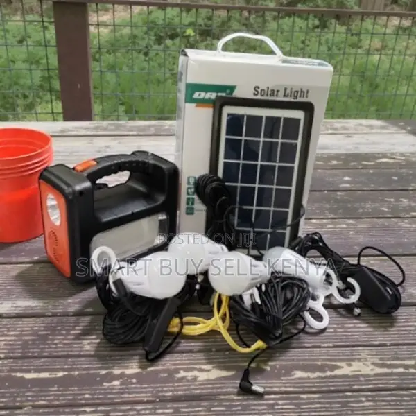 Dat at-9011b All in One Portable Solar Lighting System With Fm Radio