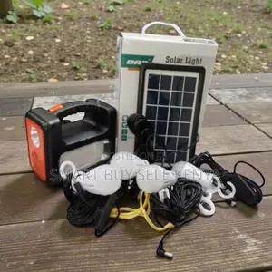 Dat at-9011b Solar Lighting Kit With 3w Led Bulbs and 5m Wire