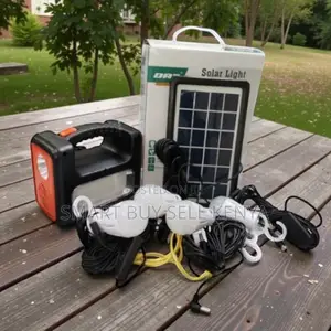Dat at-9011b Compact Solar Lighting System With Mp3 Player and Torch