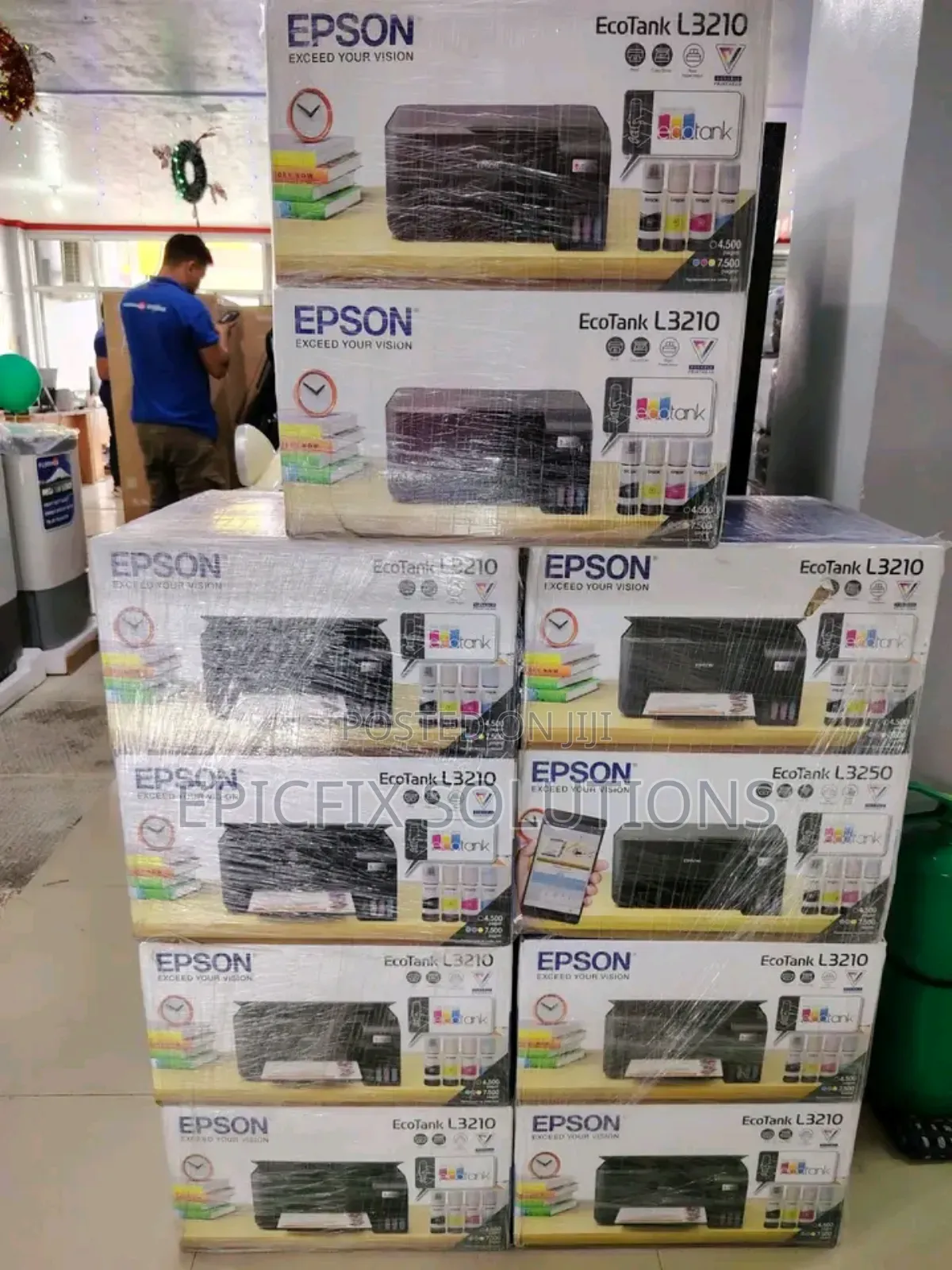 Brad New L3210 Epson Printer, Scan Copy and Print,Boardless Printing