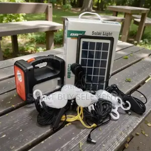 Dat at-9011b Portable Solar Lighting System With Solar Panel Included