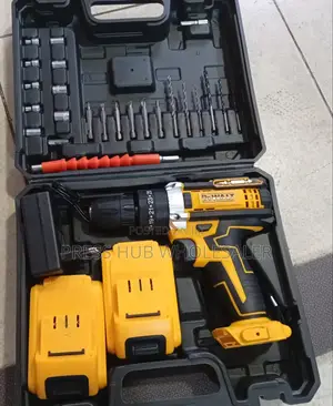 Cordless Drill and Screwdriver Kit.