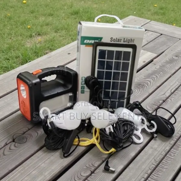 Dat at-9011b Portable Solar Power System With Bluetooth Usb Charging