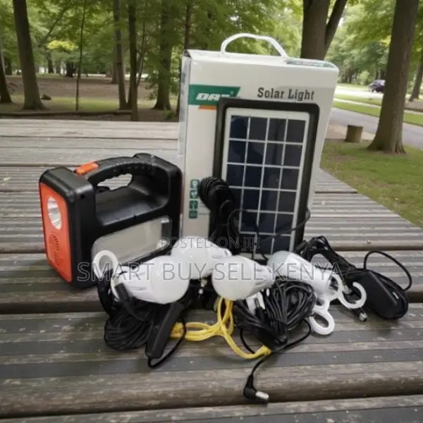 Dat at-9011b Solar Lighting System With Fm Radio and Phone Charging