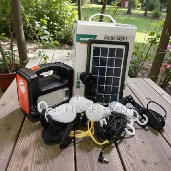 Dat at-9011b Lightweight Portable Solar Lighting Kit for Home Use