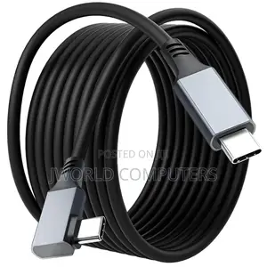 Ugreen Right Angle Usb-C to Usb-C Link Cable 5m (Black) - Us551