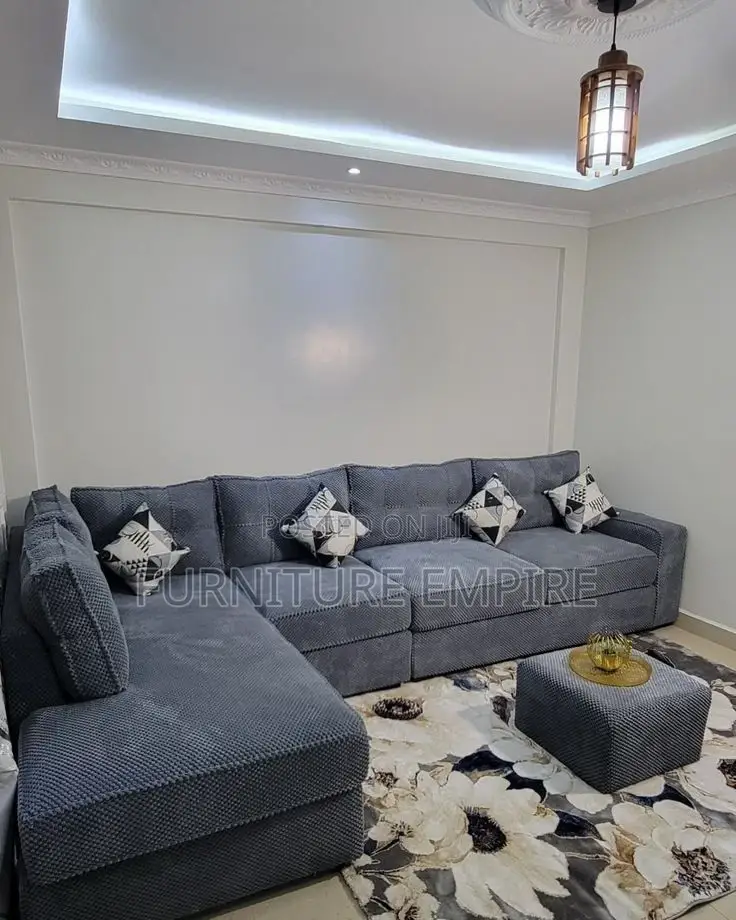 Enjoyable 6 Seater Modern L Sofa