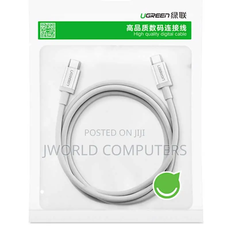Ugreen Usb-C 3.1 Gen1 Male to Male 3a Data Cable (60w, at 60hz)