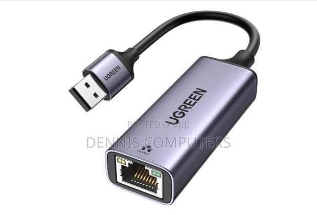 Ugreen Usb to Rj45 Ethernet Adapter Aluminum Case (Space Gray)