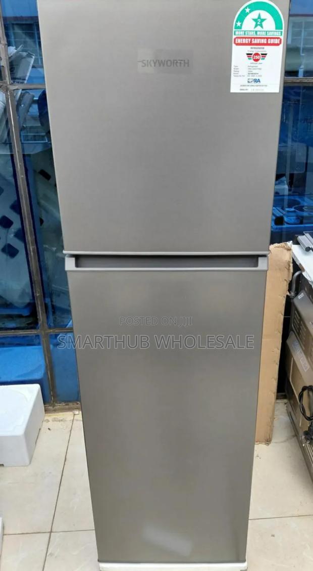 Skyworth-158l Double Door Refrigerator - main view