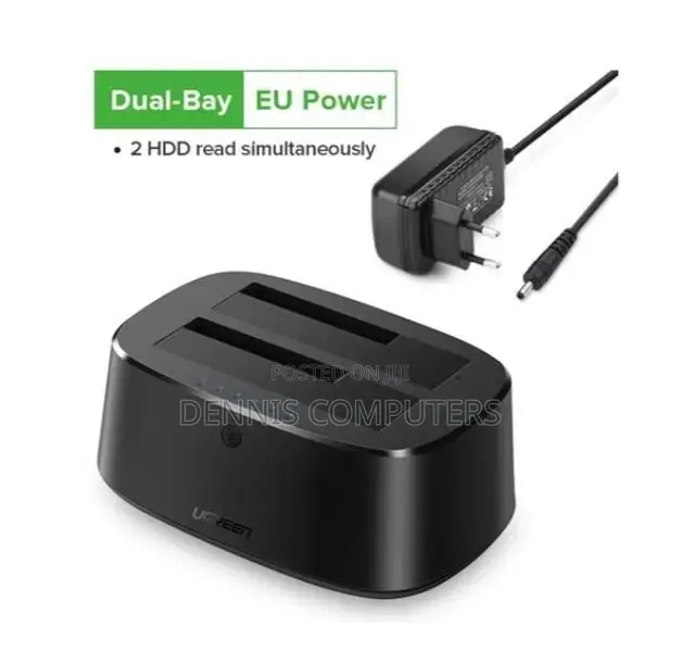 Ugreen Usb 3.0 to Sata Dual-Bay Hard Drive Duplicator/Cloner Eu