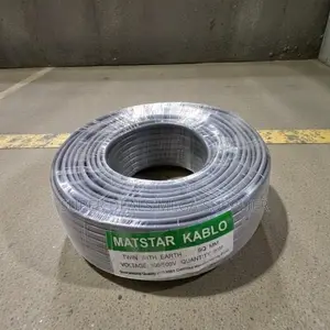 Flame Retardant 4.0mm Twin With Earth Flat Electrical Wiring Cable