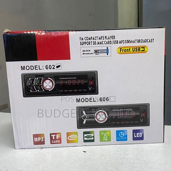 Bluetooth Car Radio With Remote Control(Model602)3.5mm Auxiliary Jack - main view