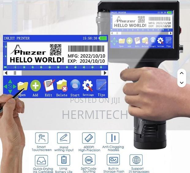 Handheld Inkjet Printer Hand Held - main view
