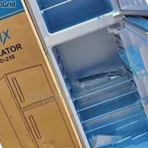Nunix Double Door Fridge 208 Litres BCD 208xd