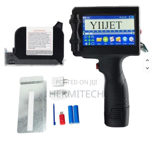 Portable Mini Jet Hand Printer for Tij Carton Batch Code Label - main view