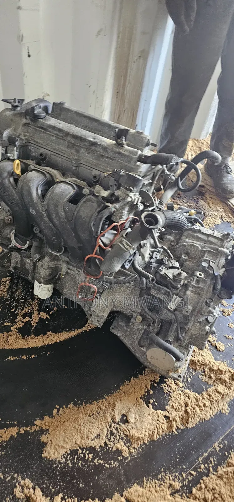 1nz Slim Engine Toyota Probox With Gearbox and Sensor